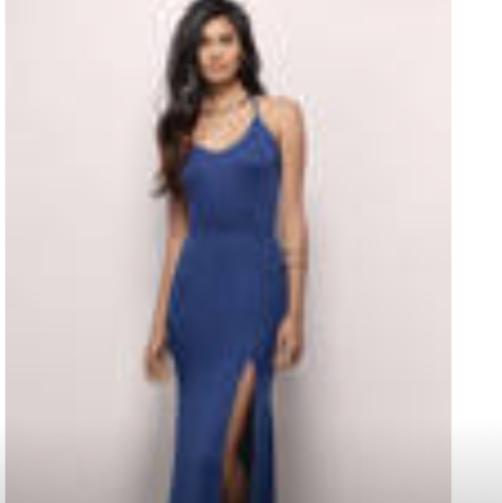 Navy maxi dress - Tobi